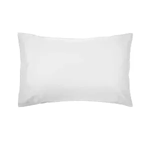 Chateau 210THC Polyester Cotton Standard Pillowcase White