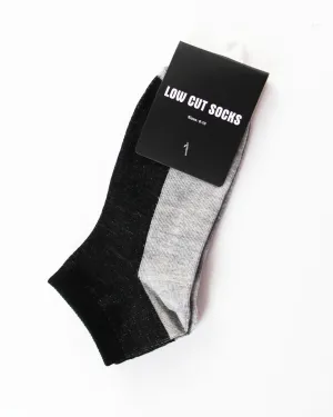 12 X Mens Low Cut White Black Blue Grey Sport Casual Socks