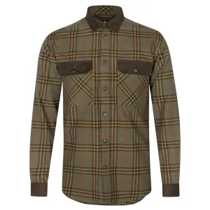 Banff Shirt - Grape Leaf/Terracotta Check by Seeland