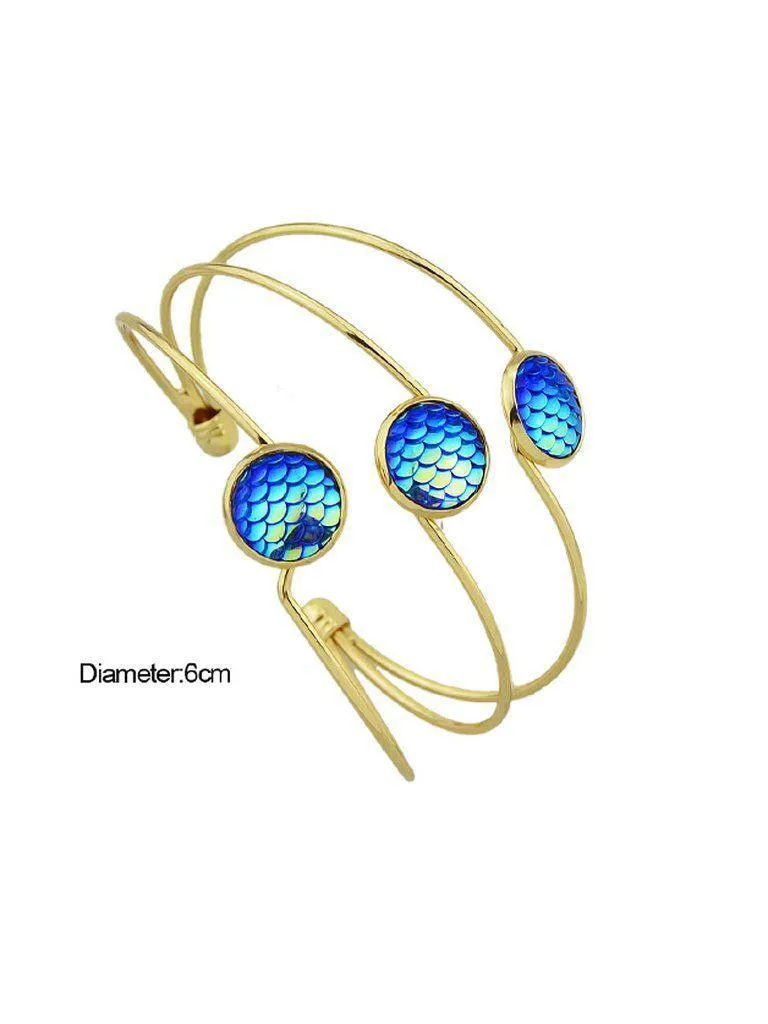 Blue Mermaid Multilayer Love Bracelet