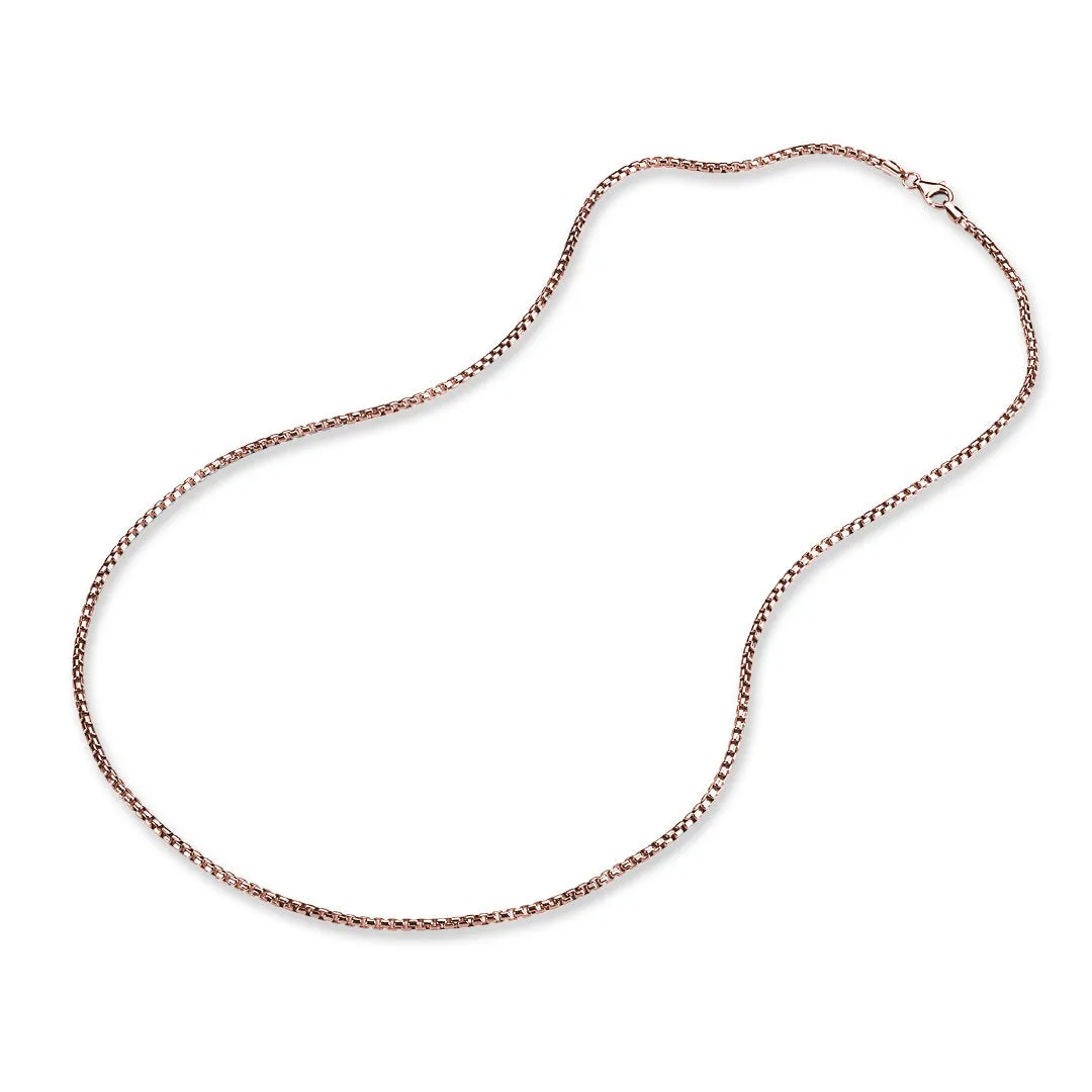 Box Chain Necklace in Gold