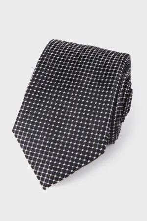 Casual 2.5-inch Slim Burgundy Tie, Black 25