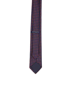 Casual 2.5-inch Slim Gold Tie, Orange 7