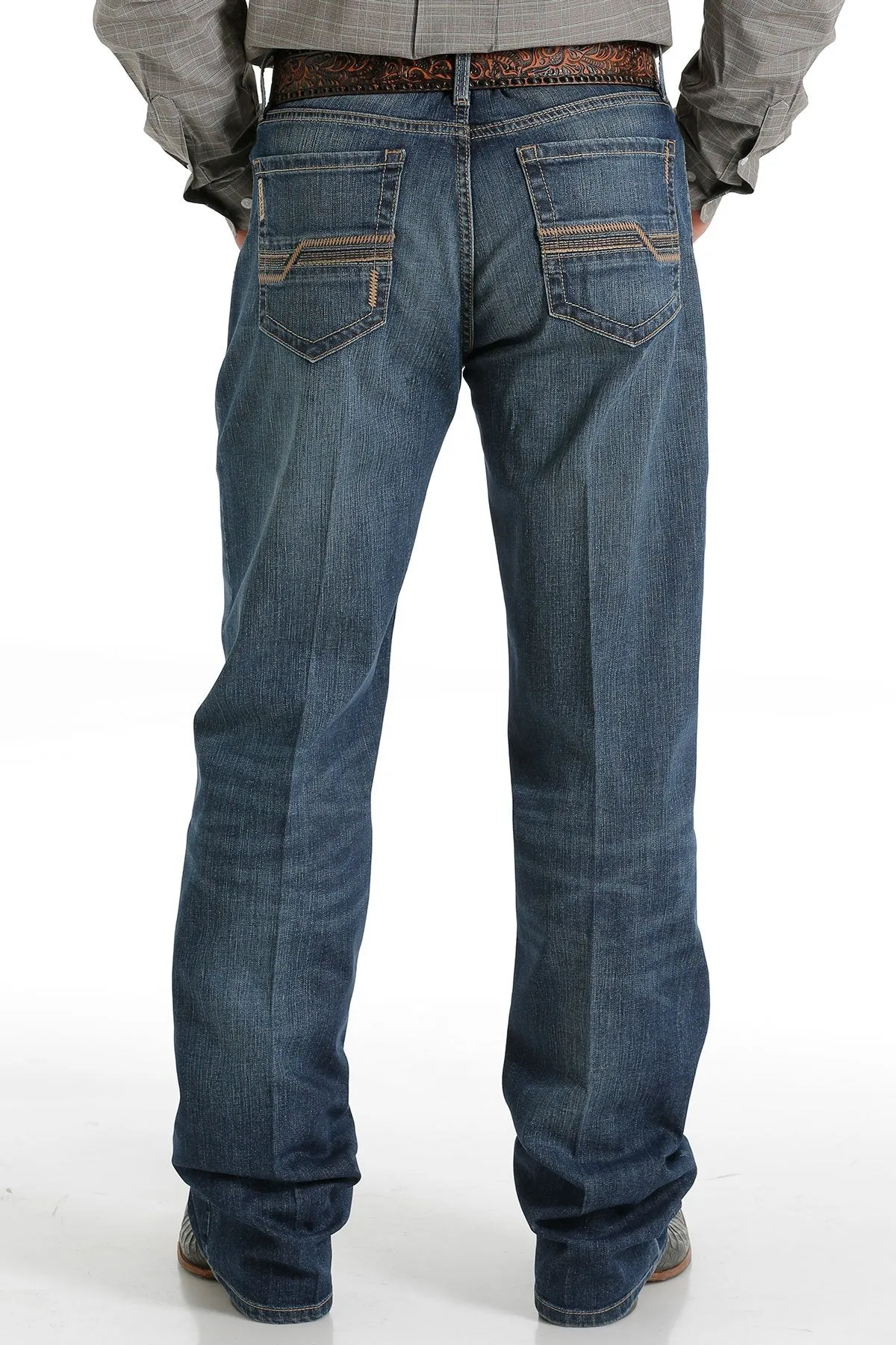 Cinch Mens Relaxed Fit Grant - Medium Stonewash - MB56237001