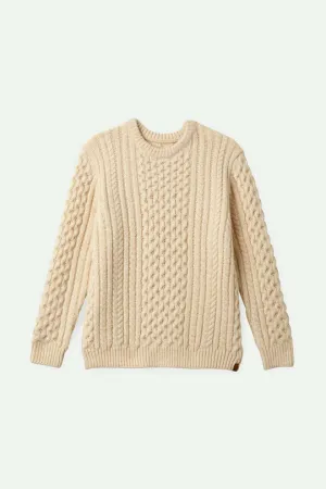 Classic Fisherman Cable Knit Sweater