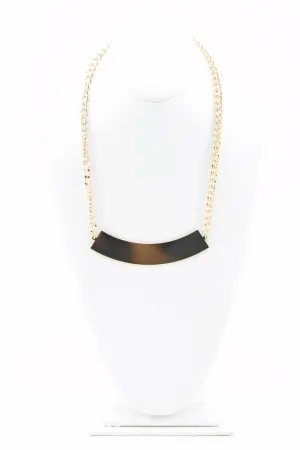 GOLD PLATED ARCH NECKLACE