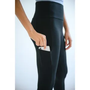 HIGH WAIST LONG LEGGINGS WITH PHONE POCKET