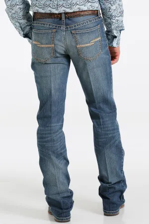 Men's Cinch Dark Stonewash Ian Jeans in Performance Denim