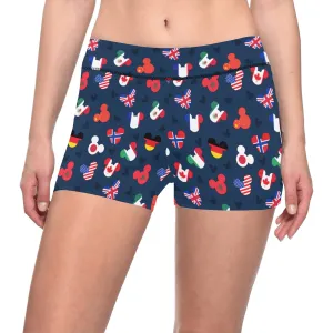 Mickey Heads Women's Short Leggings