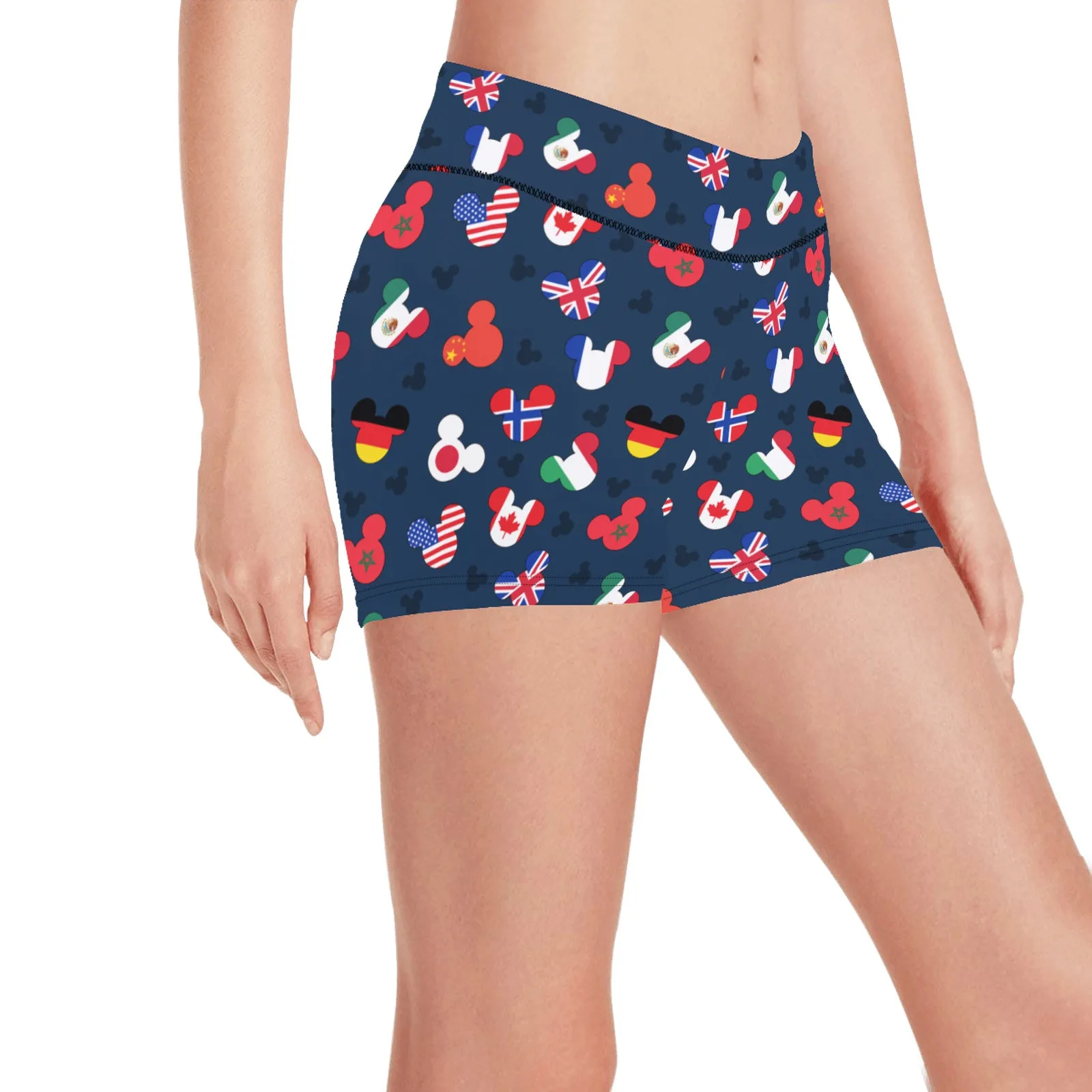 Mickey Heads Women's Short Leggings