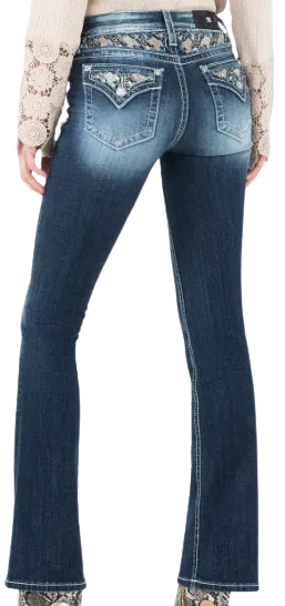 Miss Me Women's Inner Glimpse Bootcut Jean