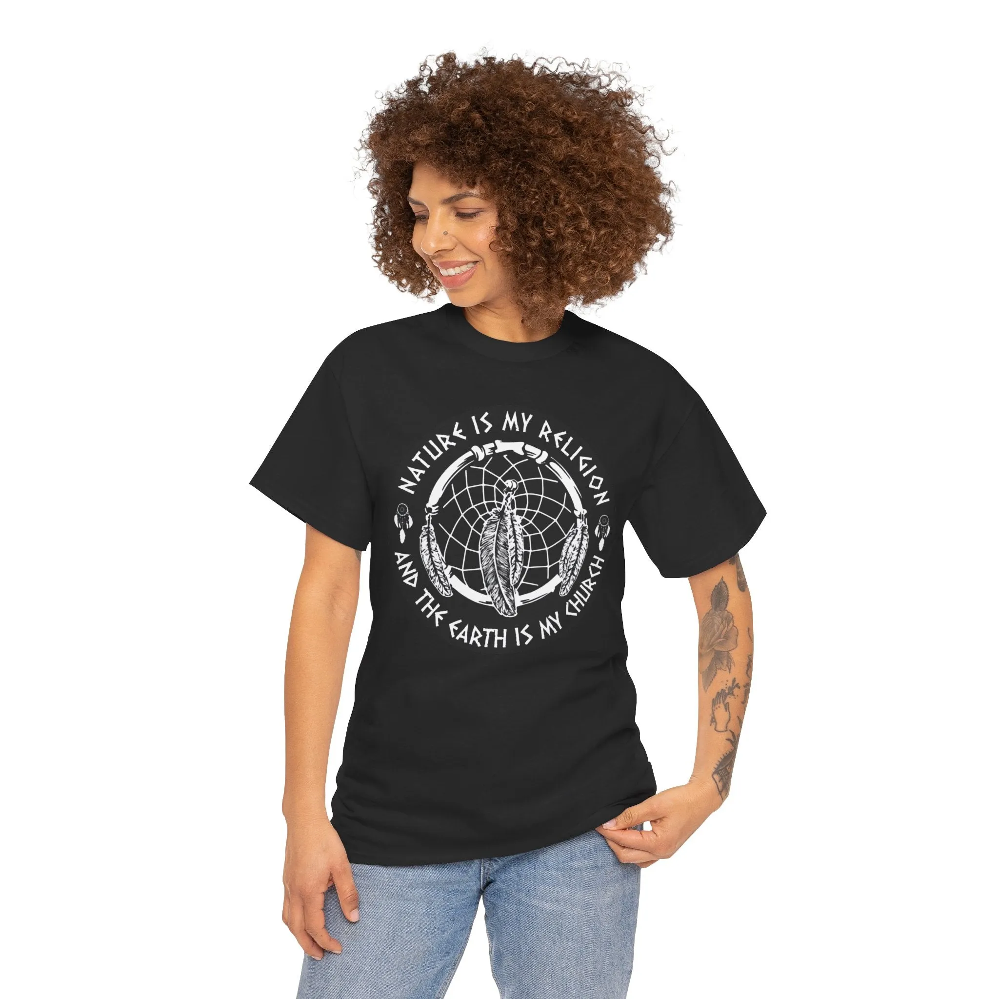 Nature is my religion Unisex Heavy Cotton Tee