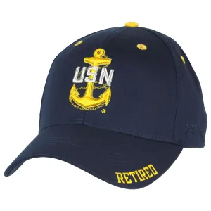 Retired Chief Petty Officer CPO E-7 US Navy Hat Twill