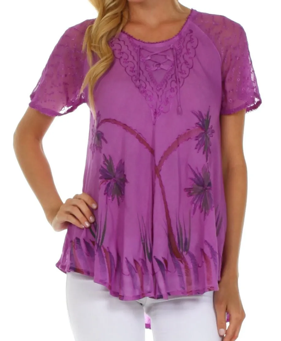 Sakkas Catalina Island Relaxed Fit Blouse