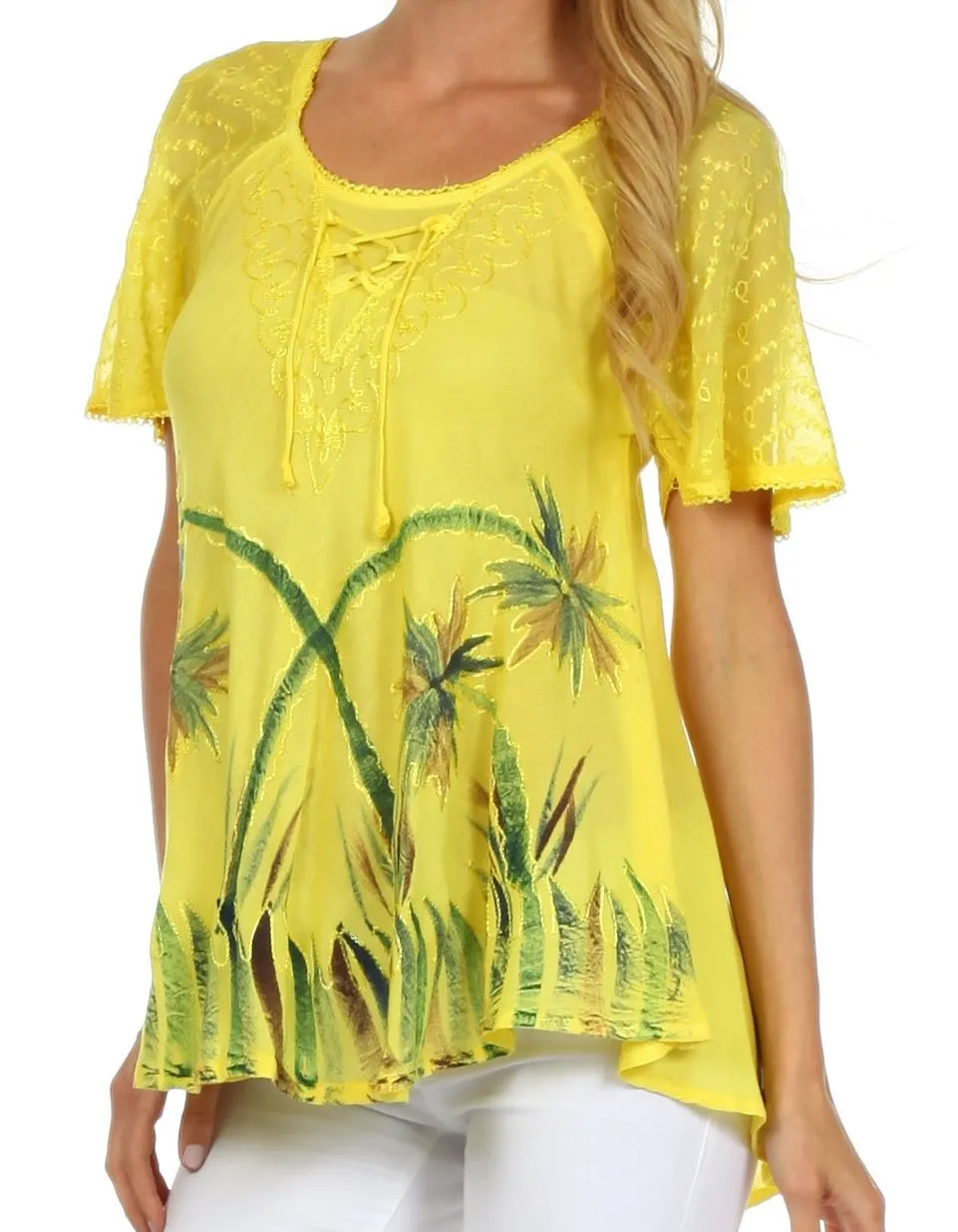 Sakkas Catalina Island Relaxed Fit Blouse