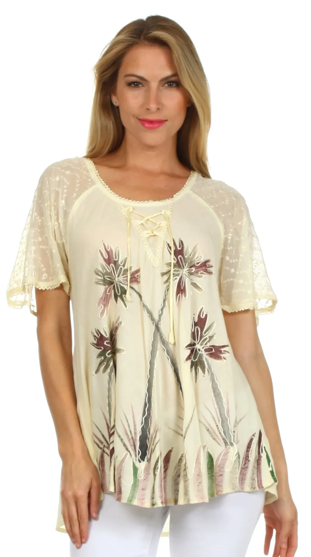 Sakkas Catalina Island Relaxed Fit Blouse