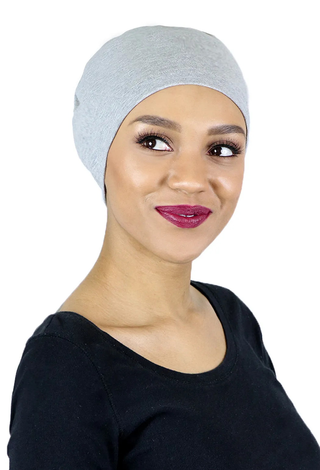 Serena Cotton Sleep Cap Casual Beanie for Women with Small Heads 50  UPF Sun Protection