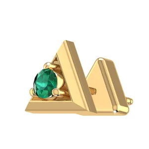 THE GREEN PYRAMID MEN'S STUD