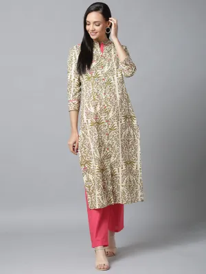 Women Multi Color Printed Kurta Set